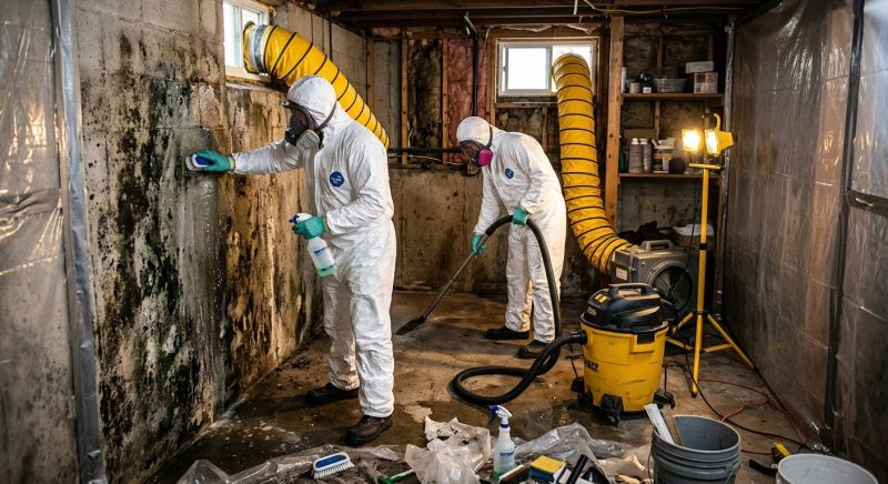 Basement Mold Remediation in Bergen County, NJ