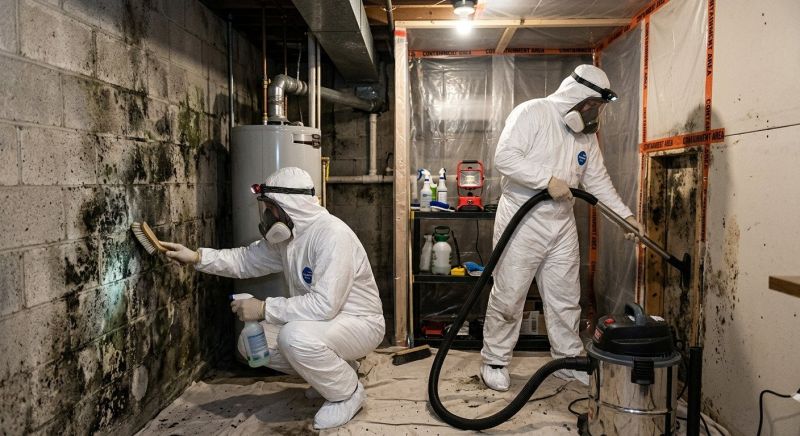 Basement Mold Removal in Frisco, TX